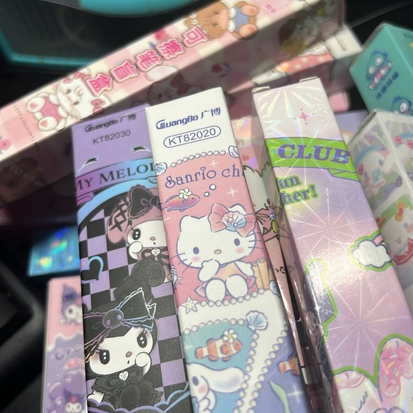 Sanrio set of 5 blind box pens NEW - Picture 5 of 7
